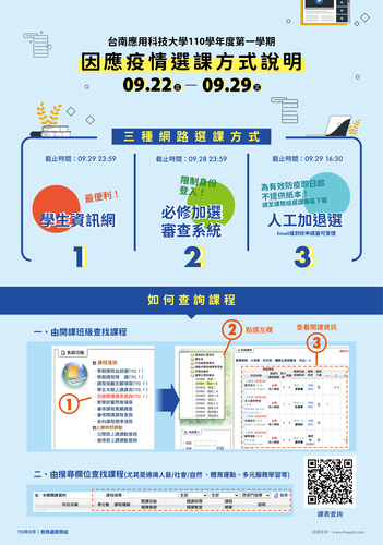 110-1 選課須知圖片